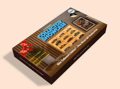 Elite Collector’s Edition: Pine Wood LED Display For Cars