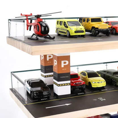 Bestofcraft Toy Car 4-Level Parking Garage Playset (Without Cars)