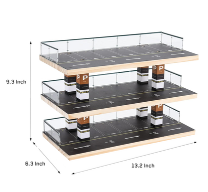 Bestofcraft Toy Car 4-Level Parking Garage Playset (Without Cars)