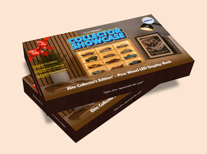 Elite Collector’s Edition: Pine Wood LED Display For Cars