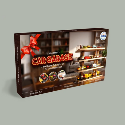 Bestofcraft Toy Car 4-Level Parking Garage Playset (Without Cars)