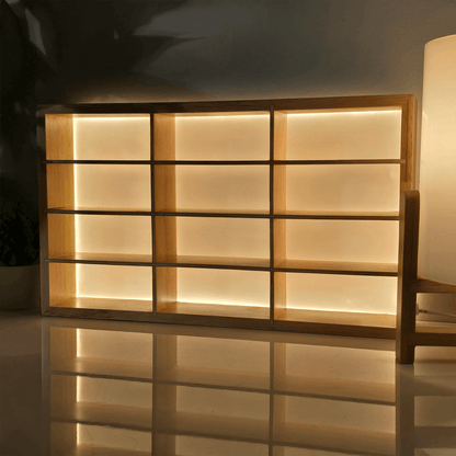 Elite Collector’s Edition: Pine Wood LED Display For Cars