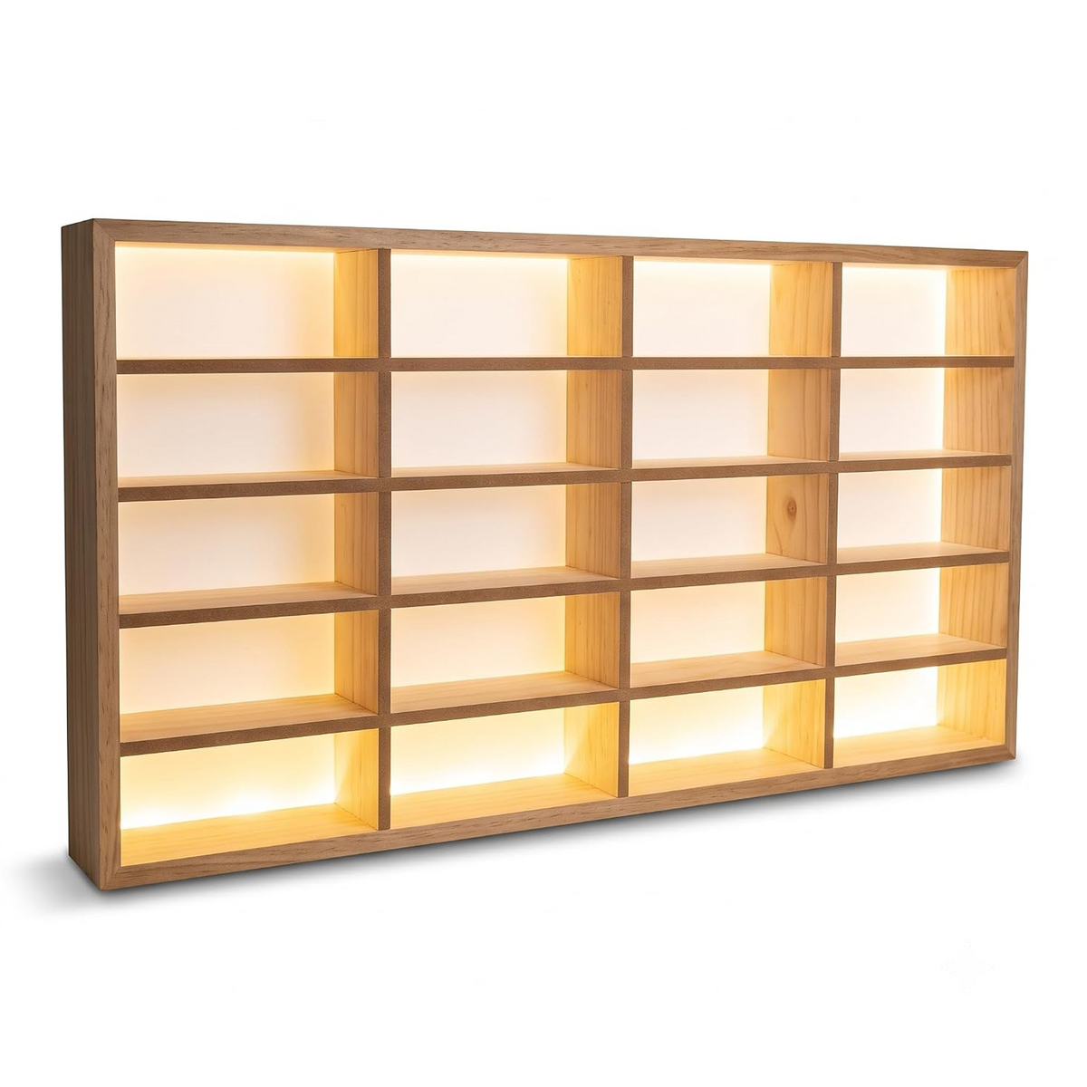 Elite Collector’s Edition: Pine Wood LED Display For Cars