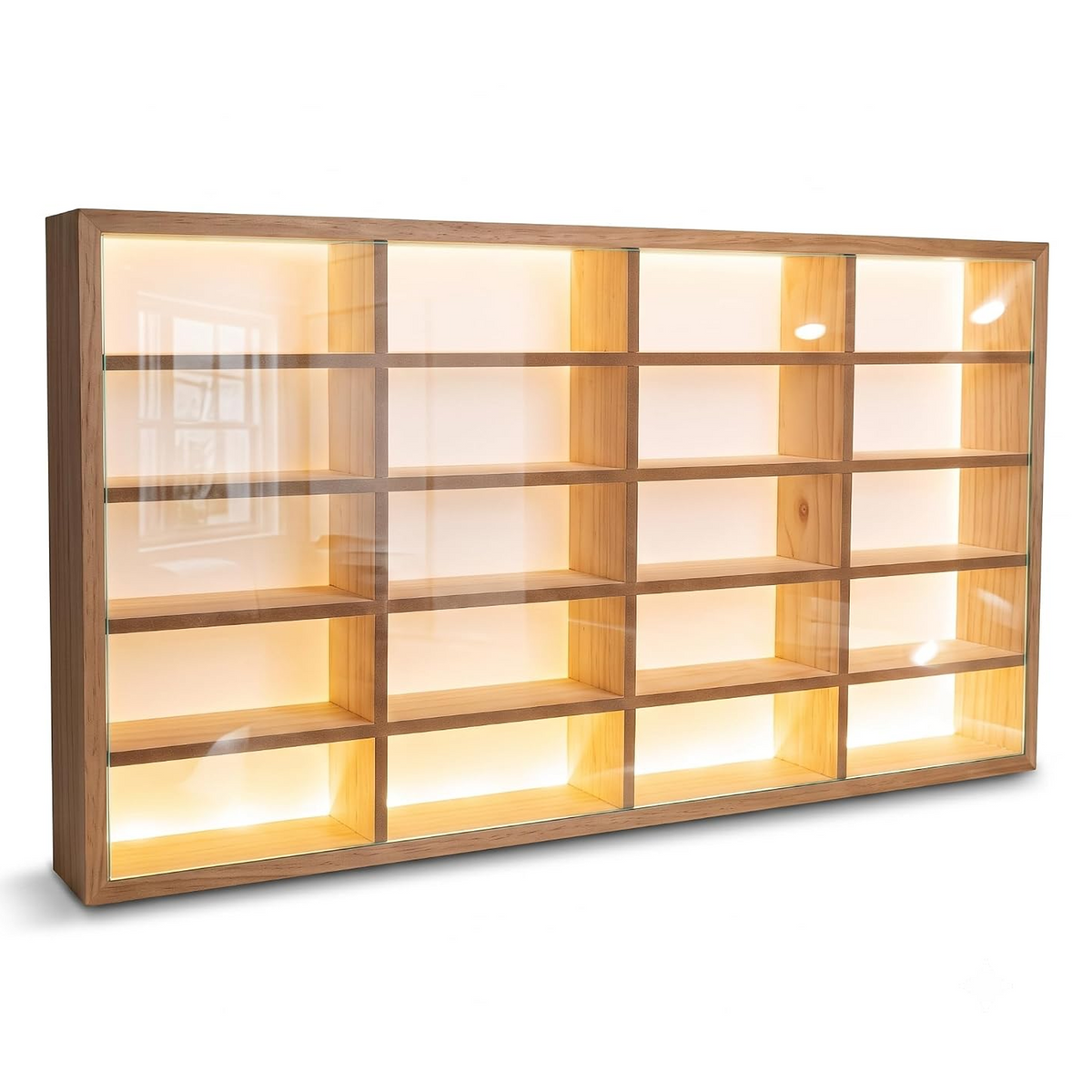 Elite Collector’s Edition: Pine Wood LED Display For Cars