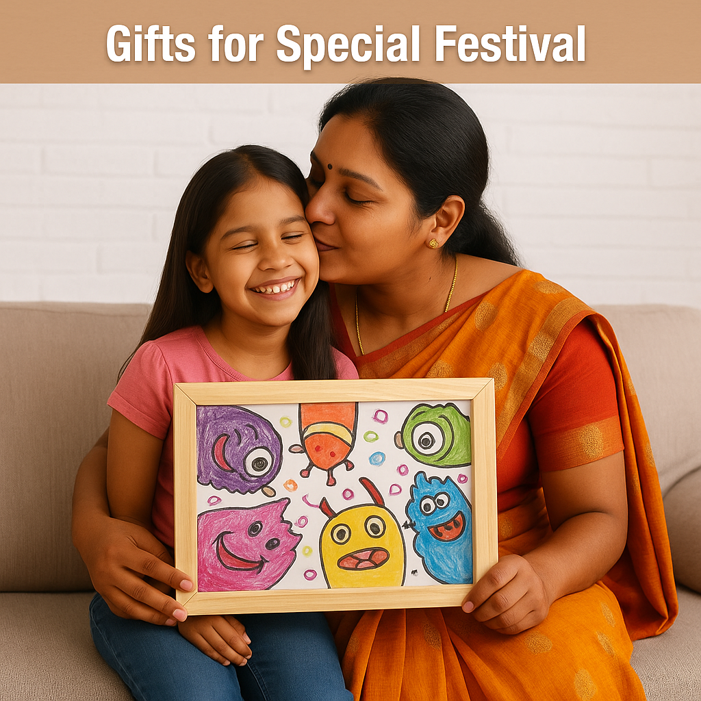 Kids' Art Frame for A4 Sheets – Display & Storage | A Gift They’ll Always Remember
