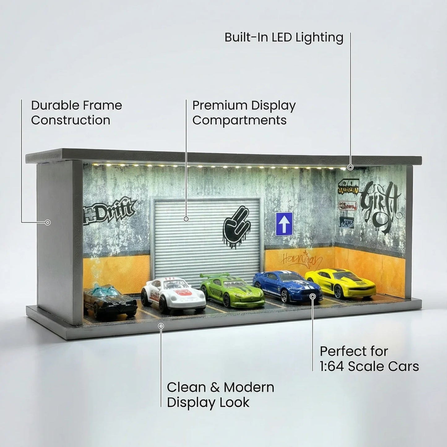 The Diorama Stack with Light and Acrylic Cover