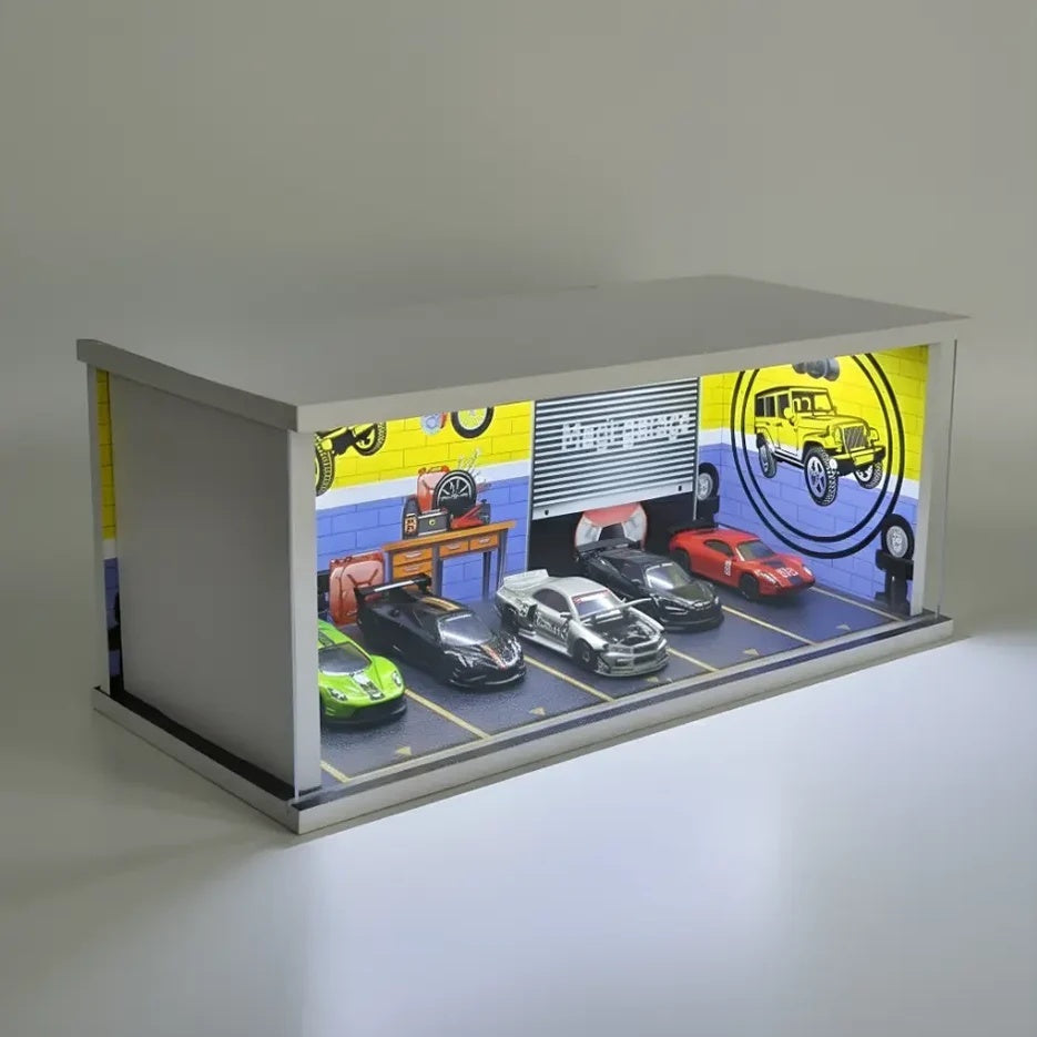 The Diorama Stack with Light and Acrylic Cover