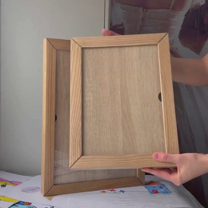 Polished Kids Art Frame - Holds 150+ A4 Artworks