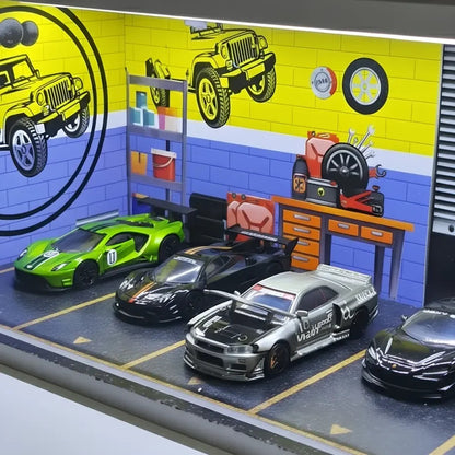 The Diorama Stack with Light and Acrylic Cover
