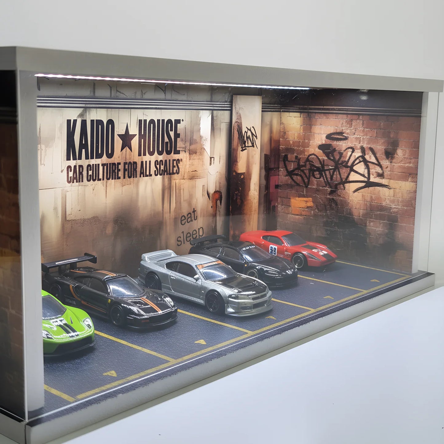 The Diorama Stack with Light and Acrylic Cover