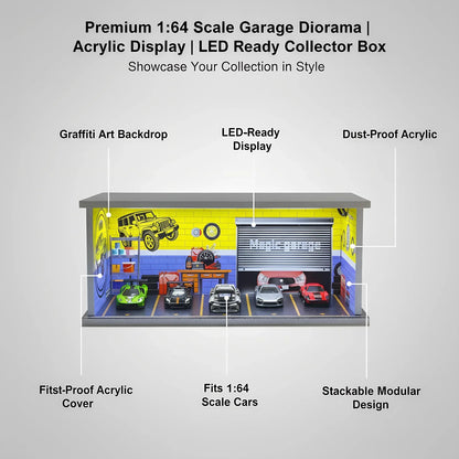 The Diorama Stack with Light and Acrylic Cover