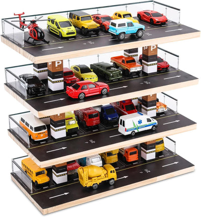 Bestofcraft Toy Car 4-Level Parking Garage Playset (Without Cars)